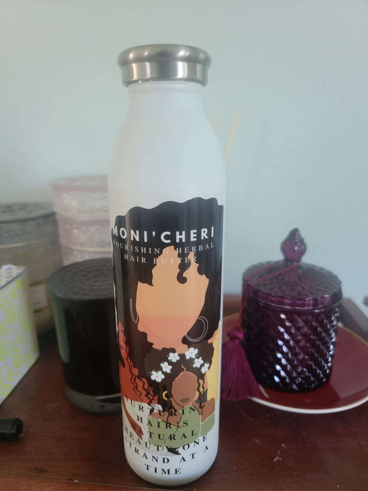 Moni'Cheri's Steele Water Bottle