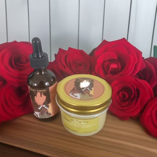 Hair Oil (2 oz) and Hair and Body Butter (4 oz)